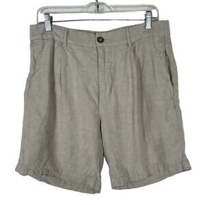 Old Navy Women’s Sz 32 Linen/Cotton Shorts Cottagecore Gardengirlcore Beach